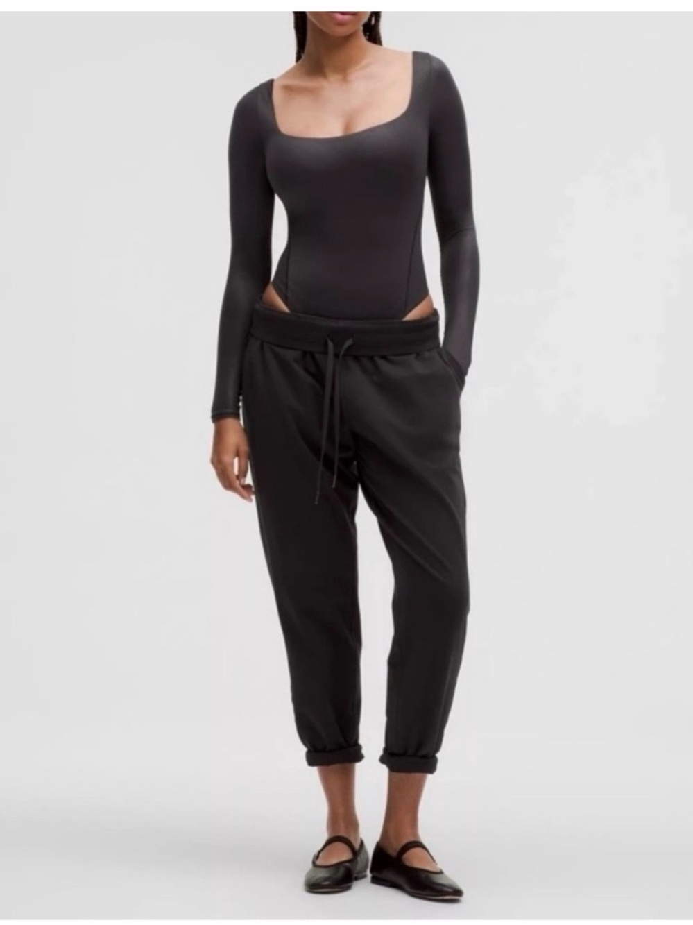 Lululemon Wundermost Nulu‎ Square Neck Bodysuit L NWT